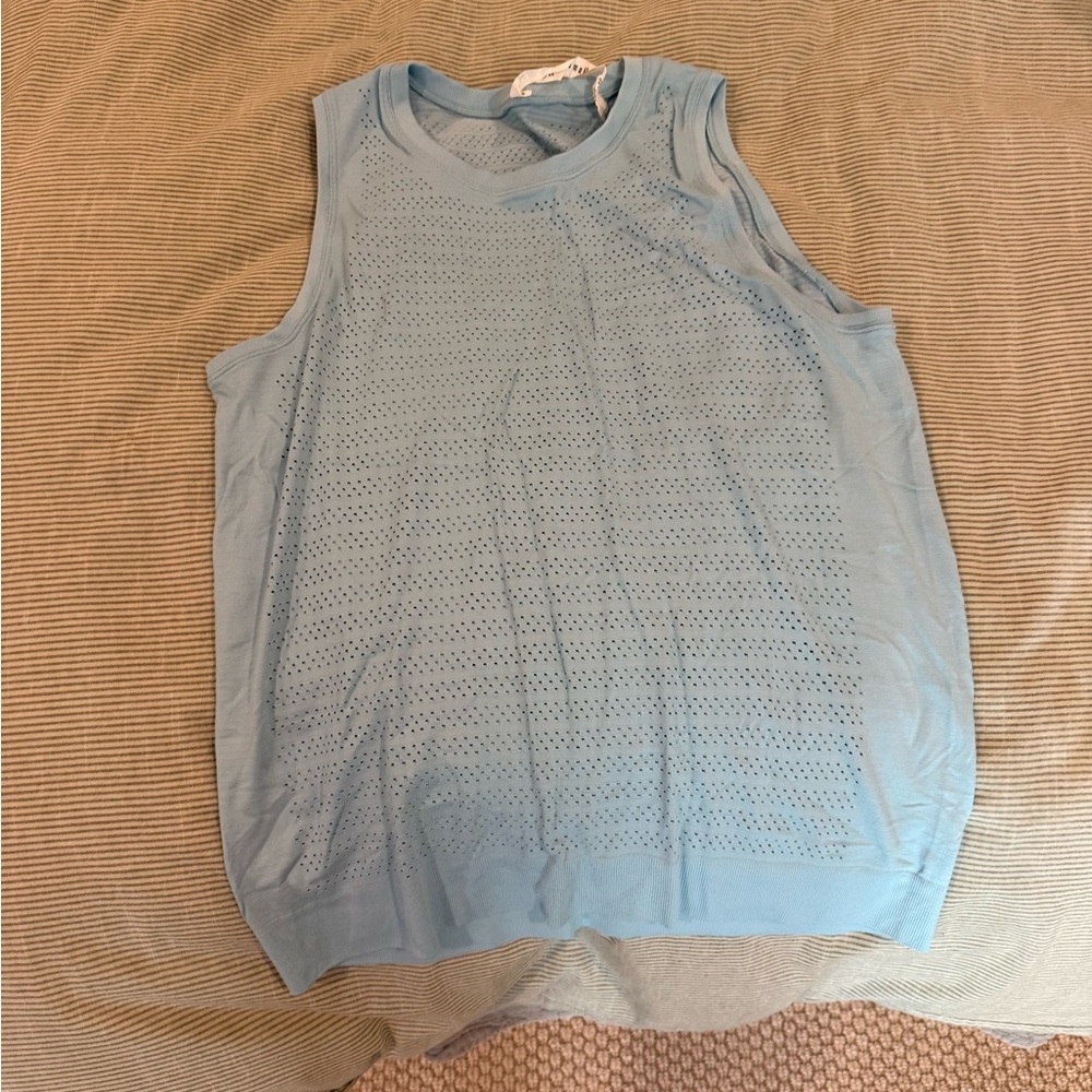 Lululemon Athletica Sky Blue Mesh Tank
